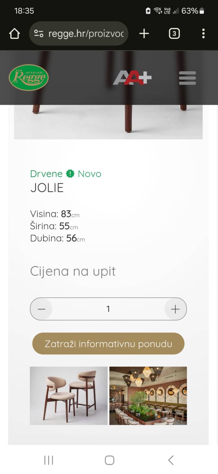 Stranica proizvoda — staro stanje